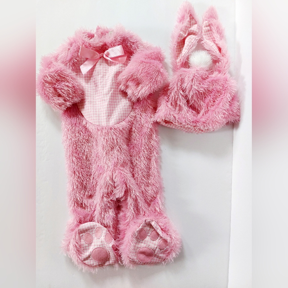 2pc Pink Bunny Costume size‎ 0-6 months Halloween Easter Rubies